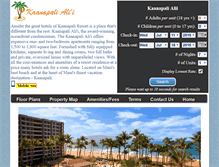 Tablet Screenshot of kaanapali-alii-maui.com